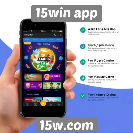 Vantagens dos jogos móveis no 15win app