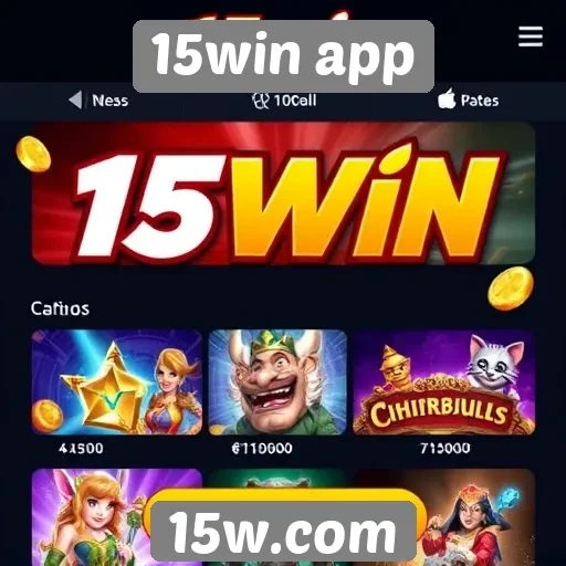 15win app oferece diversidade de jogos online
